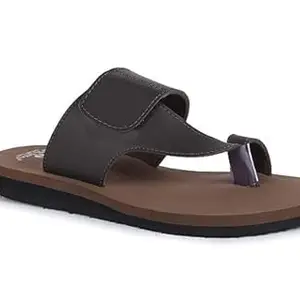 DR STTEP Men's Brown Comfort Stride Slipper_10_Pack of 4