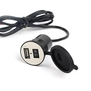 AOWBIKE Motorcycle Mobile Phone USB Charger 12V Waterproof Universal