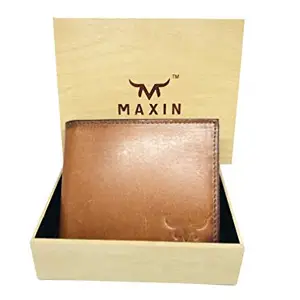 Maxin 100% Pure Leather Tan Colored Men's Wallet