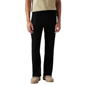 Levi's Men's 517 Black Bootcut Fit Mid-Rise Jeans