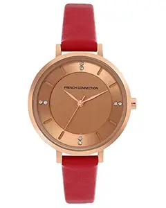 French Connection Analog Red Dial Women's Watch-FCL24-E