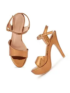 Sapatos Women Casual Sandals, Ideal for Women (ST-6142-Copper-37)