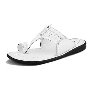 Centrino Men's Slippers | Kolhapuri Style Chappals with Soft Cushioned Footbed | Comfortable & Durable | Traditional Yet Stylish Footwear for Men 9551-4