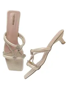 SilverArrow Women's Neuro Fashion Sandals (HL1269Gold_36)