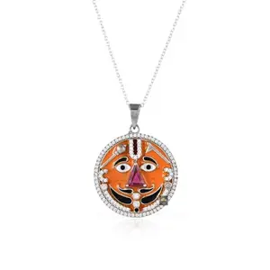 NEMICHAND JEWELS Pure Silver 925 Salasar Hanuman Pendant Locket For Mens & Women (Without Chain)