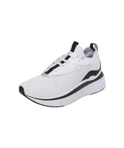 Puma Womens Softride Stakd WNS White-Black-Silver Running Shoe - 6 UK (37882703)