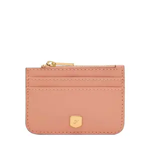 Fossil Womens Leather Lennox Pink Card Case SL10078681