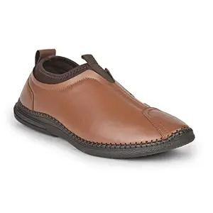 Liberty Gliders SYN-44 Casual Non Lacing Shoe For Men (Tan_9)