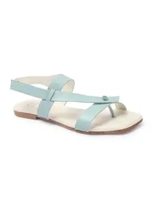 Carlton London Women Sandal,Sky Blue,UK-6