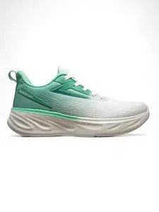 ABROS Plum Sports Shoes Made of Mesh & EVA Comfortable Shoes for Womens (White/SEA Mist 5)