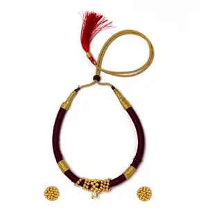 KALAPURI Shining Jewel Multistrand Traditional Pearl Choker Necklace