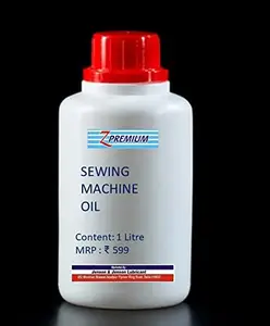 ZPremium Water White Sewing Machine Oil - All Purpose 1 Litre