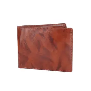 Flingo Leather Wallet for Men with Cash Compartment,Card Holder Slots, Coin Pocket & ID Pocket Tan