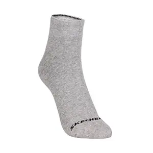 Skechers Cotton Men Short Socks Z20004Id-Gry L, Grey