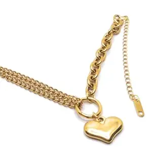 Triinkkets Fashion Women Fashion Jewellery Stainless Steel Bracelet Adjustable Bracelet (Gold 6)