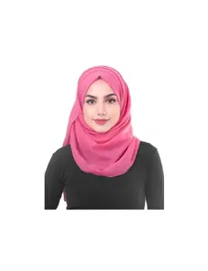 Poly Georgette Scarf Women Girls Wrap Large Size Hijab Dupatta (without inner cap)