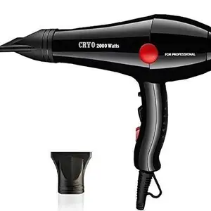 CRYO 2000W Professional Hot and Cold Hair Dryers with 2 Switch speed settings And Thin Styling Nozzle, Diffuser, Hair Dryer, Hair Dryer For Men, Hair Dryer For Women
