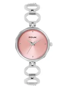 French Connection Analog Pink Dial Women's Watch-FK00027G