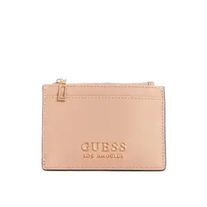 Guess Women's Beige Solid Wallet| Ladies Purse Handbags | Gift For Ladies