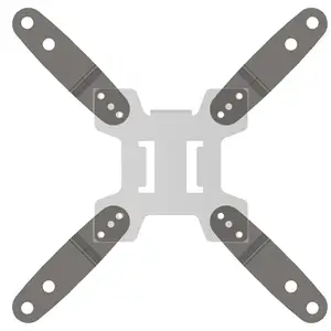 Gadget-Wagon Mounting VESA Extender with Screw Kit for TV & Monitors 100x100 mm to 200X200 mm, 100x200 mm, 200x100 mm
