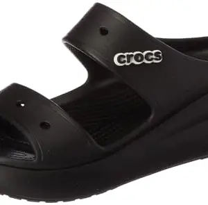 Crocs Classic Black Sandal-(207670-001)-9 UK Men/ 10 UK Women (M10W12)