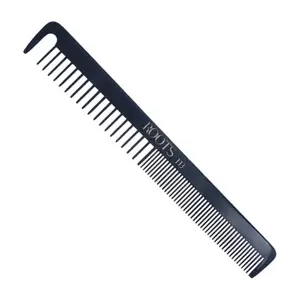 ROOTS - Professional Comb | Dual Teeth For Styling/Detangling | Salon Grade - For Men & Women | Ideal for Sectioning & Colouring | Round Teeth prevent Hair damage | Length - 7.4 Inch | Model No - 113