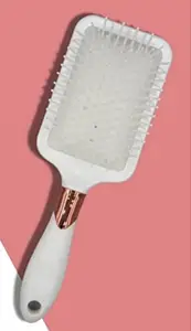 Feelhigh Professional paddle & Blow hair Dryer hair Brush (h-a-paddle white-8338)