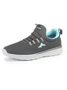 ABROS Women's Electra-N ASSL0136N Sports Shoes -D.Grey/Mint -5UK