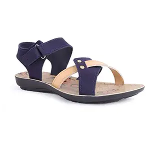 Fabbmate Trendy Collections of Sandal for Women's Blue Color UK 5