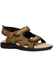 Bata Mens Kingston Sandals, Brown,