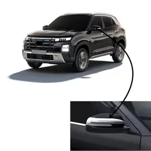 Mpower Side Mirror OEM Chrome Garnish For Hyundai Creta 2024 Onwards | Mirror Indicator Chrome Trim | Set of 2 pcs