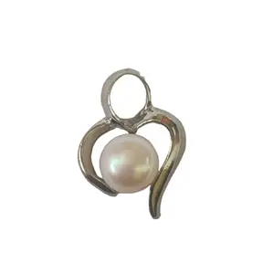 Genuine Freshwater Pearl Pendant Unique Solitaire Lustre Pearls Heart Pendant Lovely Gift For Women & Girls