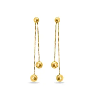 PALMONAS Front Rear Drop Earring for Women - Gift for Girls & Women | Waterproof & Anti-Tarnish Earrings