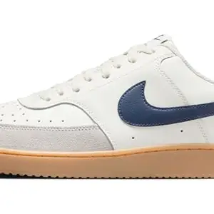 NIKE Court Vision LO-SAIL/Midnight Navy-Gum Light BROWN-HF1068-133-10UK