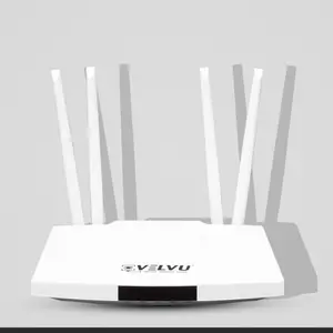 VELVU WRV-750 5G & 4G Mobile Sim Based Wi-Fi Router with Four Antenna | Plug and Play | Support, NVR, DVR, WiFi Camera and All 4G sim WiFi Router