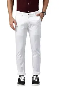 Majestic Man Men's Slim Fit Mid Rise Trouser