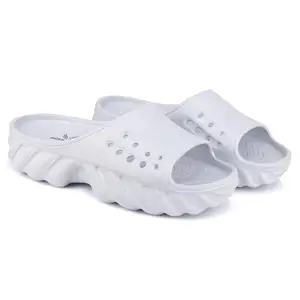 ZENWEAR Soft Classic Casual with Regular wear with Soft Technology Slipper for Men's/Boy(White)
