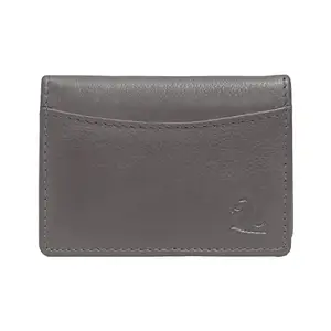 KARA Brown Leather Credit Card Holder -Unisex Pocket Safe ID Bi fold Card Case Cover for Men and Women with 12 ATM/Debit/Visiting Cardholder