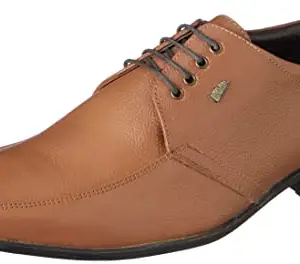 Lee Cooper Men's LC4405E Leather Formal Lace Up Shoes_Tan_11UK