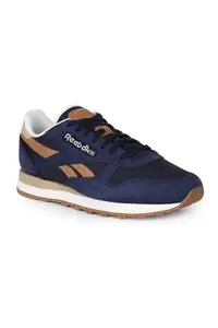 Reebok Unisex Leather Classics Shoes Navy
