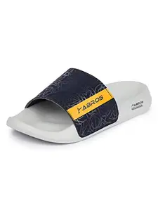 ABROS Men's AWFG7036 Wookee Slider -Navy/Grey-8UK
