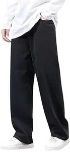 JAAR Loose Fit Jeans for Men – Oversized Baggy Denim Pants | Mid Rise Streetwear Style | Casual Relaxed Fit Trousers