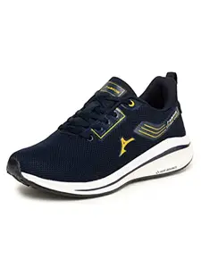 ABROS Men's Ares ASSG0101 Running Shoes -Navy/Mustard-9UK
