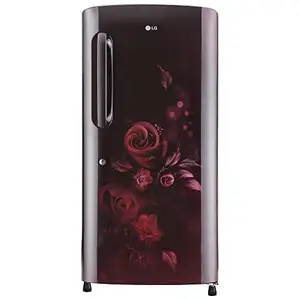 LG LG 215 L 3 Star Direct-Cool Single Door Refrigerator (GL-B221ASED, Scarlet Euphoria, Moist 'N' Fresh, 2022 Model)