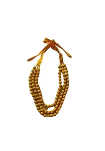 ARAVALI Bohemian Beaded Necklace - Perfect for outdoors, casual wear, ethnic wear and comes in a gift box (Yellow)