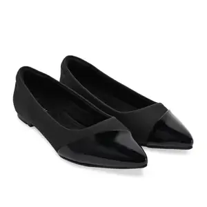 ROCIA by Regal Black Women Ballerinas