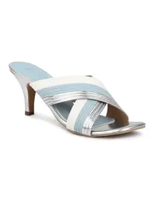 INC.5 Women Silver Stiletto Sandals