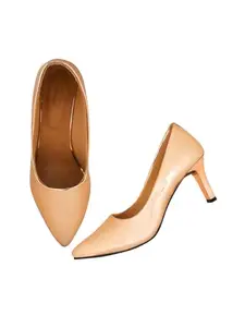 SELFIEE Pointed Attractive Bellies Comfortable Pump Stiletto Heels for Office, Party and Formal Occasions for Women & Girls