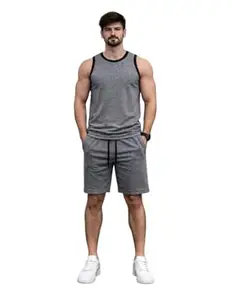 Mack Jonney Men's Polyester Lycra Tracksuit | Lightweight Sports & Gym Wear | Comfortable Running & Training Track Suit for Men-MJ-182