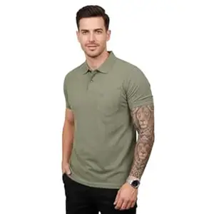 Basic Things Polo T Shirt for Man with Pocket, Polo T Shirts for Men, Summer Shirt with Collar, Half Sleeve, Cotton Blend, Light Weight, Comfotable Fit (Pack of 1) M to 3XL
